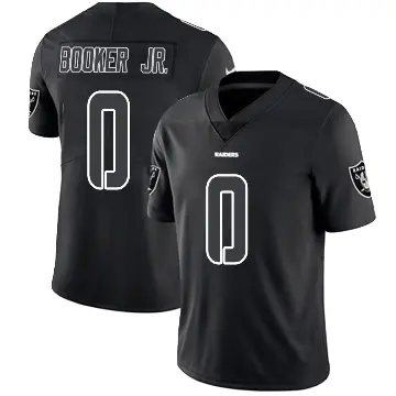 ＃0 Men's Anthony Booker Jr. Black Impact Limited Las Vegas Raiders Jersey