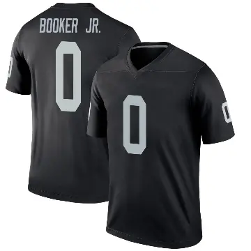 ＃0 Men's Anthony Booker Jr. Black Legend Las Vegas Raiders Jersey