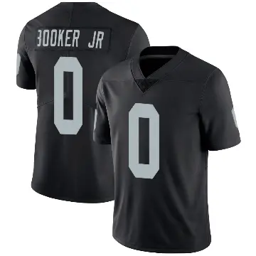 ＃0 Men's Anthony Booker Jr. Black Limited Las Vegas Raiders Team Color Vapor Untouchable Jersey