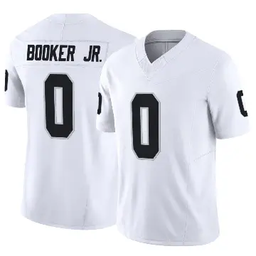 ＃0 Men's Anthony Booker Jr. White Limited Las Vegas Raiders Vapor F.U.S.E. Jersey