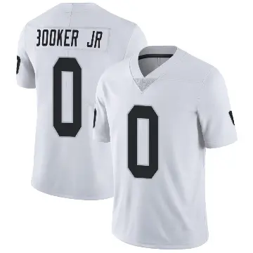 ＃0 Men's Anthony Booker Jr. White Limited Las Vegas Raiders Vapor Untouchable Jersey