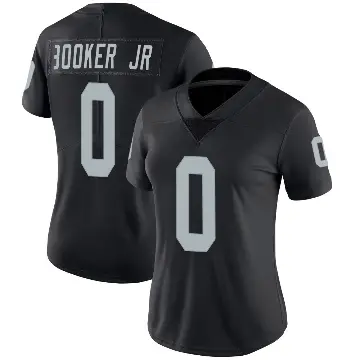 ＃0 Women's Anthony Booker Jr. Black Limited Las Vegas Raiders Team Color Vapor Untouchable Jersey