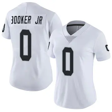 ＃0 Women's Anthony Booker Jr. White Limited Las Vegas Raiders Vapor Untouchable Jersey