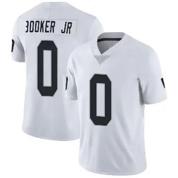 ＃0 Youth Anthony Booker Jr. White Limited Las Vegas Raiders Vapor Untouchable Jersey