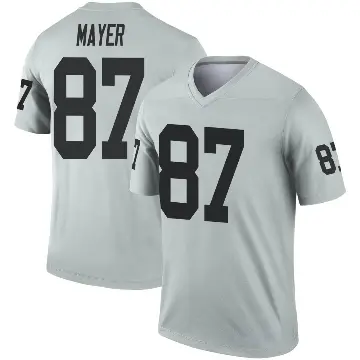 ＃87 Men's Michael Mayer Legend Las Vegas Raiders Inverted Silver Jersey