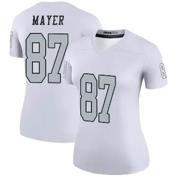 ＃87 Women's Michael Mayer White Legend Las Vegas Raiders Color Rush Jersey