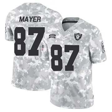 ＃87 Youth Michael Mayer Arctic Camo Limited Las Vegas Raiders 2024 Salute to Service Jersey